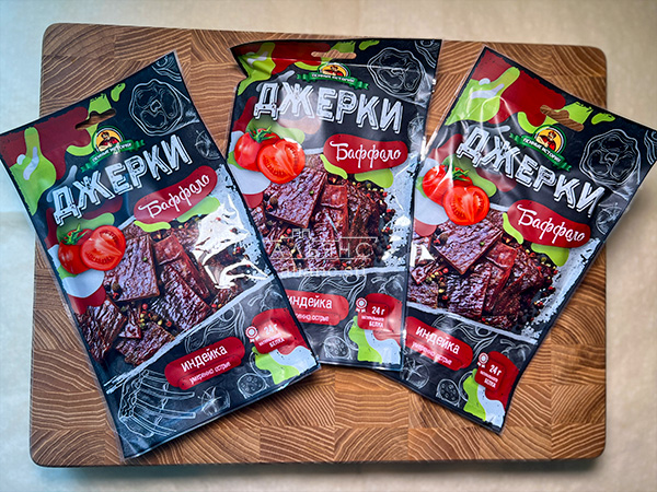 Джерки из индейки "Баффало" 45 гр. в Голицино