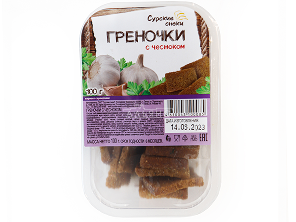 Сурские гренки с Чесноком (100 гр) в Голицино