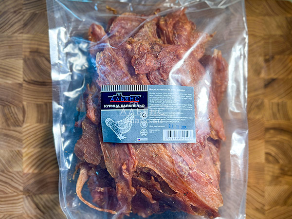 Мясо (АЛЬЯНС) вяленое курица 500гр "С халапеньо" в Голицино