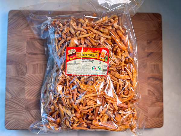 Нитка ЖАРЕНАЯ "Тайский перец" Oktobersnack 1 кг (сырный продукт) в Голицино