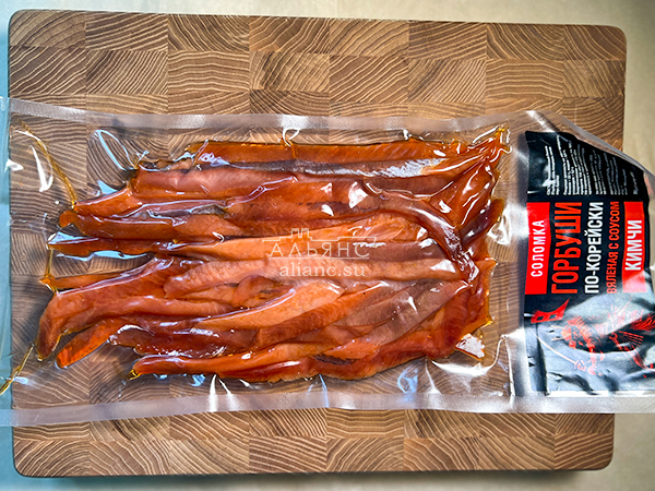 Горбуша соломка по-корейски в Голицино