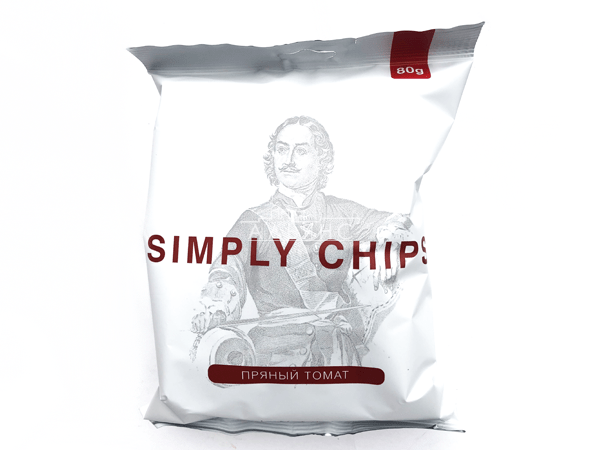 Картофельные чипсы "Simple chips" Пряный томат 80 гр. в Голицино